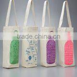Promotional Recycled Cotton Cloth Wine Bags Wholesale thumbnail-2