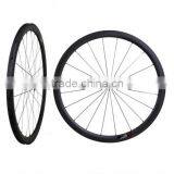 700c Carbon Wheels 38mm Tubular With Basalt Brake Surface Edge High Stiffness Superlight Chinese Carbon 700c 38mm Rim Tubular thumbnail-3