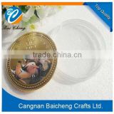 China good quality zinc alloy gold souvenir coin maker offers various shapes and looks with custom design and custom logo