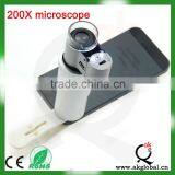 Mobile Phone Clip 200x Microscope Lens for IPhone 6 6 Plus