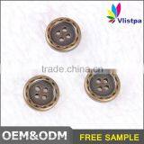 High Quality button manufacturer fashion OEM/ODM oil drip 4 hole fancy shirt button