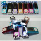 2014 New Gift Clip Metal Mini Clip Mp3 Player With LED Torch With Good Quality Loud Speaker