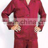 Jacquard Men's Silk Robes Print Sleep Pants Boxers Silk Jacquard Pajama Sets thumbnail-1