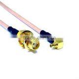 RF Coaxial Pigtail Cable SMA Female to MMCX Male thumbnail-1