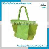 Oversized Eco-friendly Shoulder Bag Style Polyester Material Mesh Grid Beach Bag thumbnail-3