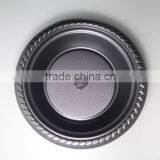 Disposable 7inch Plastic Black PS Round Soup Bowl ,hot Sale thumbnail-1