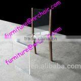 Shanghai Commercial Furniture Event Rental Clear Acryllic & Wooden Dining Chair thumbnail-1