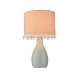Ceramic Base Table Lamp With Fabric Lampshade for Hotel and Room Indoor