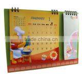 Spiral-bound Desktop Calendar With Cartoon Pattern