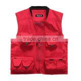 2015 New Arrival Men Quick-Drying Outdoor Multi-pocket Travel Vest Outdoor Photography Knitted Collar Vest 3L thumbnail-5
