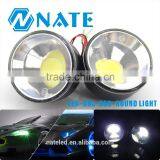 New Product Car Led Drl Cob Round Light thumbnail-1