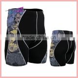 Lycra Fabric Jogger Pants Printed Compression Tights