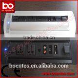 Electric 180 Degrees Motorized Revolving Desktop Power Outlets/Table Hidden Socket thumbnail-3