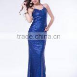 Latest Design New Fashion Full Sequin Floor Length Long Night Dress Sexy Black Gown thumbnail-4