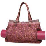 Lotus Flower Printed Convenience Eco-friendly Deluxe Yoga Tote