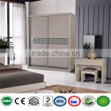 E1 MDF modern bedroom furniture with high gloss