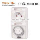 Kerde Plug in 230 VAC 50 Hz 24 Hour Outdoor Waterproof Programmable Timer Switch