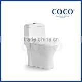 Bathroom Ceramic s Trap Siphonic One Piece Portable Toilet