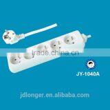 Hot Sale High Quality 5 Way Extension French Socket W/o Switch Power Strip CE 16A 220V China Socket Children Protector