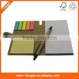 Recycler Combined Sticky Note Pad With Soft Cover,Cheap Promotional Self-adhesive thumbnail-6