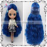 High Quality Deep Wavy Jewelry Blue Middle Blythe Doll Wigs thumbnail-1