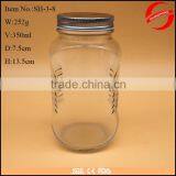 350ml Glass Honey Jar With Metal Screw Cap thumbnail-2