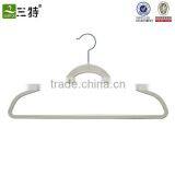 Velvet Flocked Pant Hanger With Clips thumbnail-3