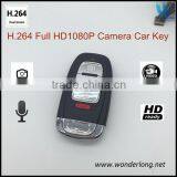 2016 Hotsale 2013 car key hidden mini camera dvr digital Rechargeable Mini Camera IR 1080P audi car key hidden camera