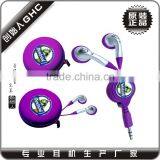 Double Retractable Earphone for Promotion thumbnail-3