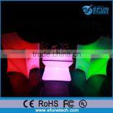 Outdoor Battery Rechargeable Led Sofa Chair,modern Design Plastic Led Sofa
