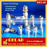 Greenhouse High Pressure Cooling Mist System Brass Quick Connect Push In Fitting