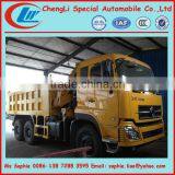 Dongfeng 6x4 Dump Truck With Crane, Dump Truck Mounted Crane thumbnail-5