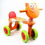 Kids Learning Walking Ride on Cat Animal Toy 4wheel Walking Bike thumbnail-2