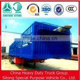 Fence Semi Trailer , Tri-axle Stake Dropside Semi Trailer for Sale thumbnail-4