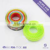 0600045 Hot Sale Colorfu Round Shape Plastic Baking Mould Set thumbnail-1