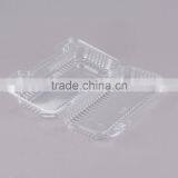 Duralock Clear Hinged Plastic Small Oblong Container, Clamshell Clear Take Out Food Box For Hotdog thumbnail-5