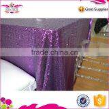 Wholesale Qingdao Sinofur Cheap OEM Ruffled Sequin Rosette Wedding Table Cloth for Restaurant thumbnail-5