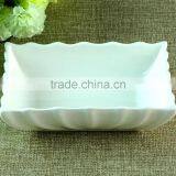 Cheap China Oblong White Porcelain Dishes Manufactures Of Dishes To Restaurant thumbnail-2