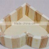 Decor Wooden Heart Shaped Jewelry Holder Wood Box Storge Box Mini Wooden Box Small Box For Weding Key Box thumbnail-2