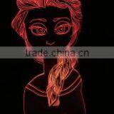 3d Illusion Custom Shaped Anime Dolphin Unicorn Light thumbnail-1