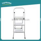 Household 3 Steps Folding Iron Ladder With Powder Coated thumbnail-3