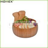 Fashion Creative Fruit Bamboo Bowls Bamboo Salad Bowl/Homex_Factory thumbnail-1