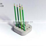 New Design Concrete Cement Pen Inserting Tube With Cat Statue thumbnail-1