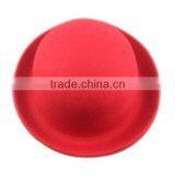 2017 New Product Charming Red Wool Felt Child Blower Top Hat Blank Bodies on Sale Made in China thumbnail-1