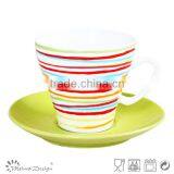 Cup Saucer Handpainting Top Sale Relaxation and Antique Style With Dots thumbnail-1
