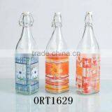 Color Printing Glass Bottle for Milchigs thumbnail-1