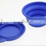 Colorful Folding Silicone Dog Bowl thumbnail-1