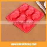 Food Grade TPR Ice Tray Mold/chocolate Tray Mold, Mustache Shape Chocolate Tray Mold for Fancy Design thumbnail-3