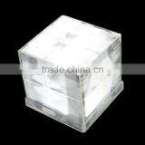 4 Sided Crystal Acrylic Magnetic Photo Frame thumbnail-4