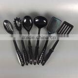 Meneed Full Set 6pcs Black Chinese Names of Plastic Kitchen Utensils thumbnail-1